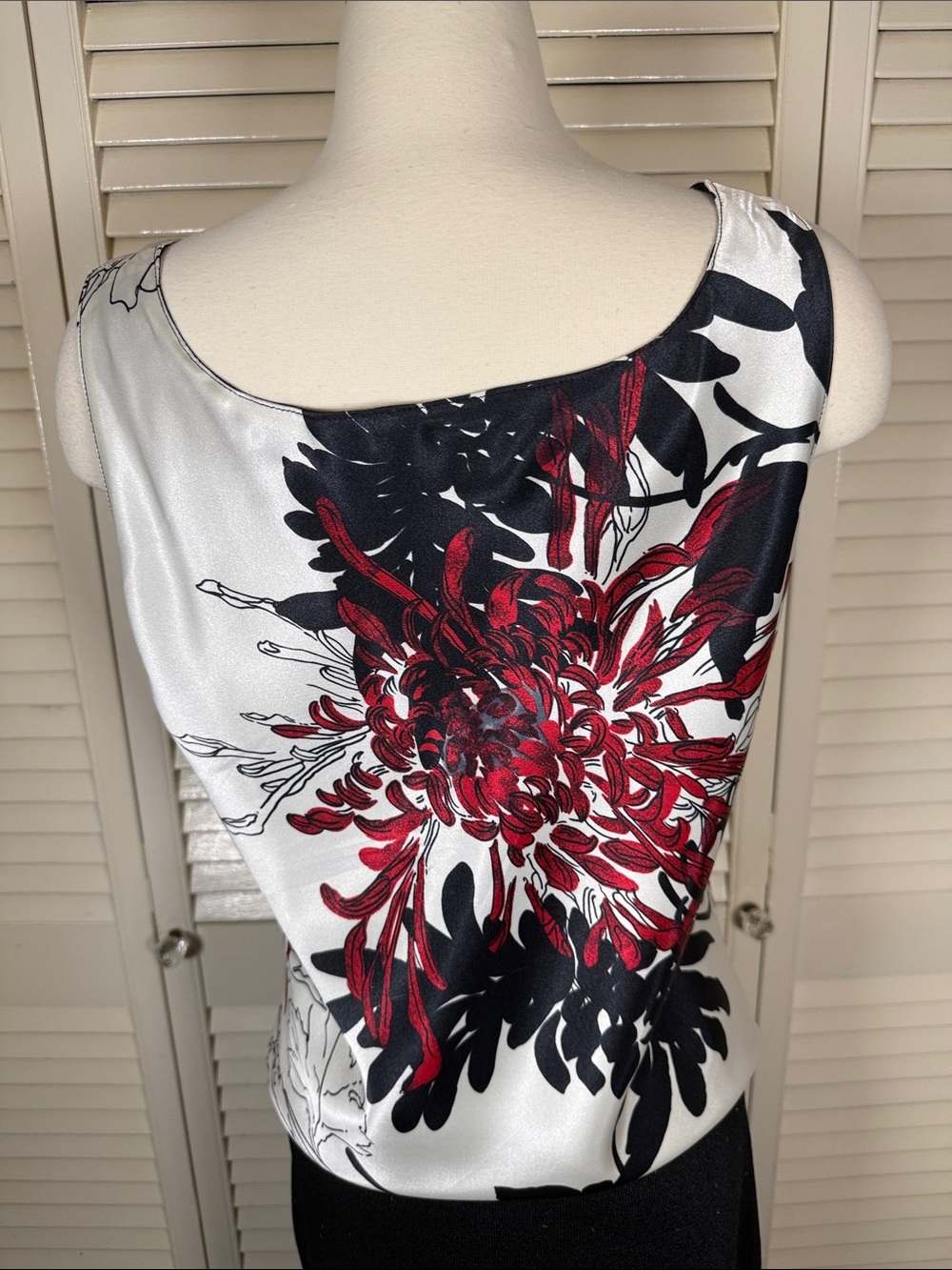 Ilyse Hart Ltd Vintage Floral Twin Set 2-Piece Tank Top & Blazer Jacket Size L - Picture 6 of 6